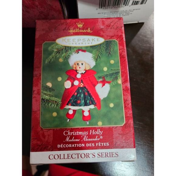 2000 Christmas Holly Madame Alexander Hallmark Keepsake Collector Ornament NIB - Picture 1 of 3